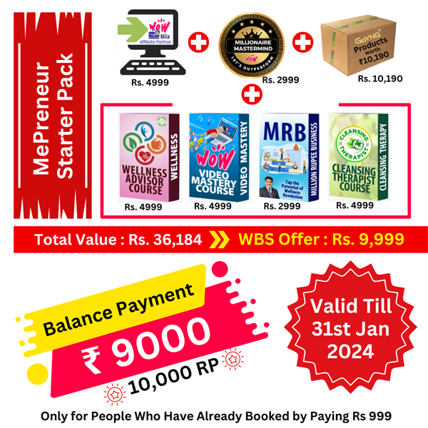 Picture of MePreneur Starter Pack (Balance Payment)