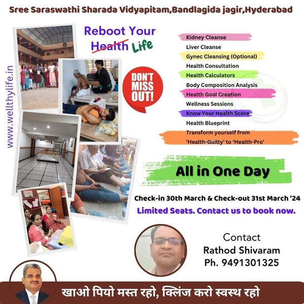 Picture of Registration for Therapy Camp at Hyderanad by Rathod Shivaram on 30th and 31st March 24
