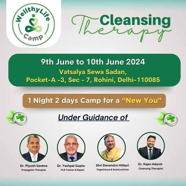 Picture of Registration for Delhi WellthyLife Camp on 9th and 10th June24