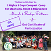 Picture of Registration for Mind & Body Detox Camp 7th to 9th December 24