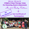 Picture of Registration for Mind & Body Detox Camp 25th to 27th Jan 2025