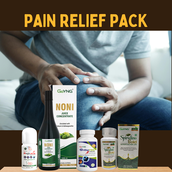 Picture of Pain Relief Pack (PP10) - MagicRub + OrthoYNG + Noni + Cucumin Gold