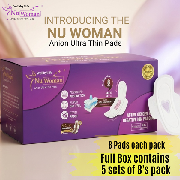 Picture of WellthyLife NuWoman Anion Sanitary Pads